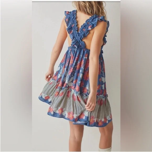 Free People Bali Wild Daisy Slip Dress - Picture 2 of 2